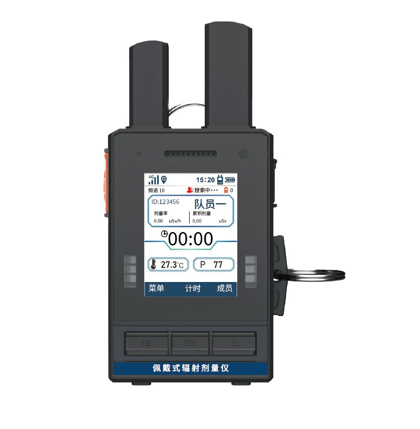 佩戴式輻射劑量監測系統