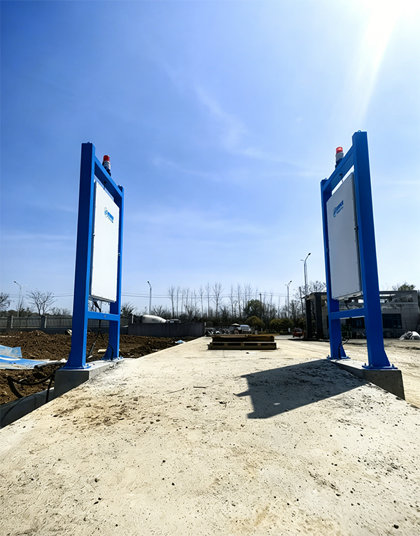 某鋼鐵廠車輛通道式輻射監測系統交付